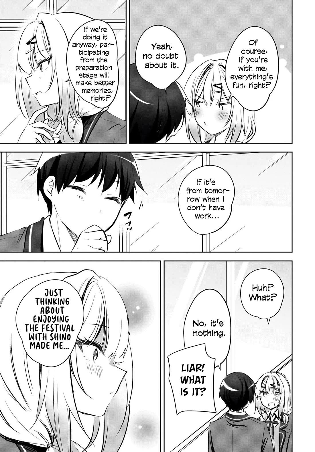 The Gal Sitting Behind Me Likes Me: Maybe I’m Screwed Already. Chapter 13 page 12 - Chapter 13