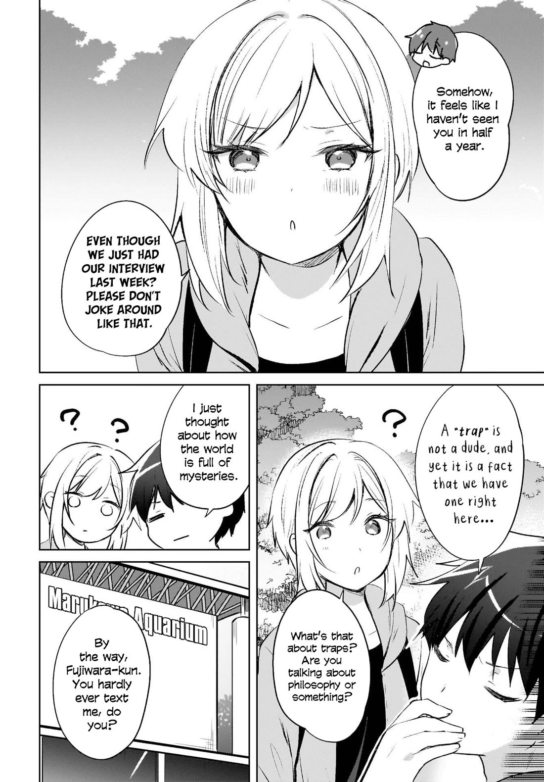 The Gal Sitting Behind Me Likes Me: Maybe I’m Screwed Already. Chapter 18 page 3 - Chapter 18