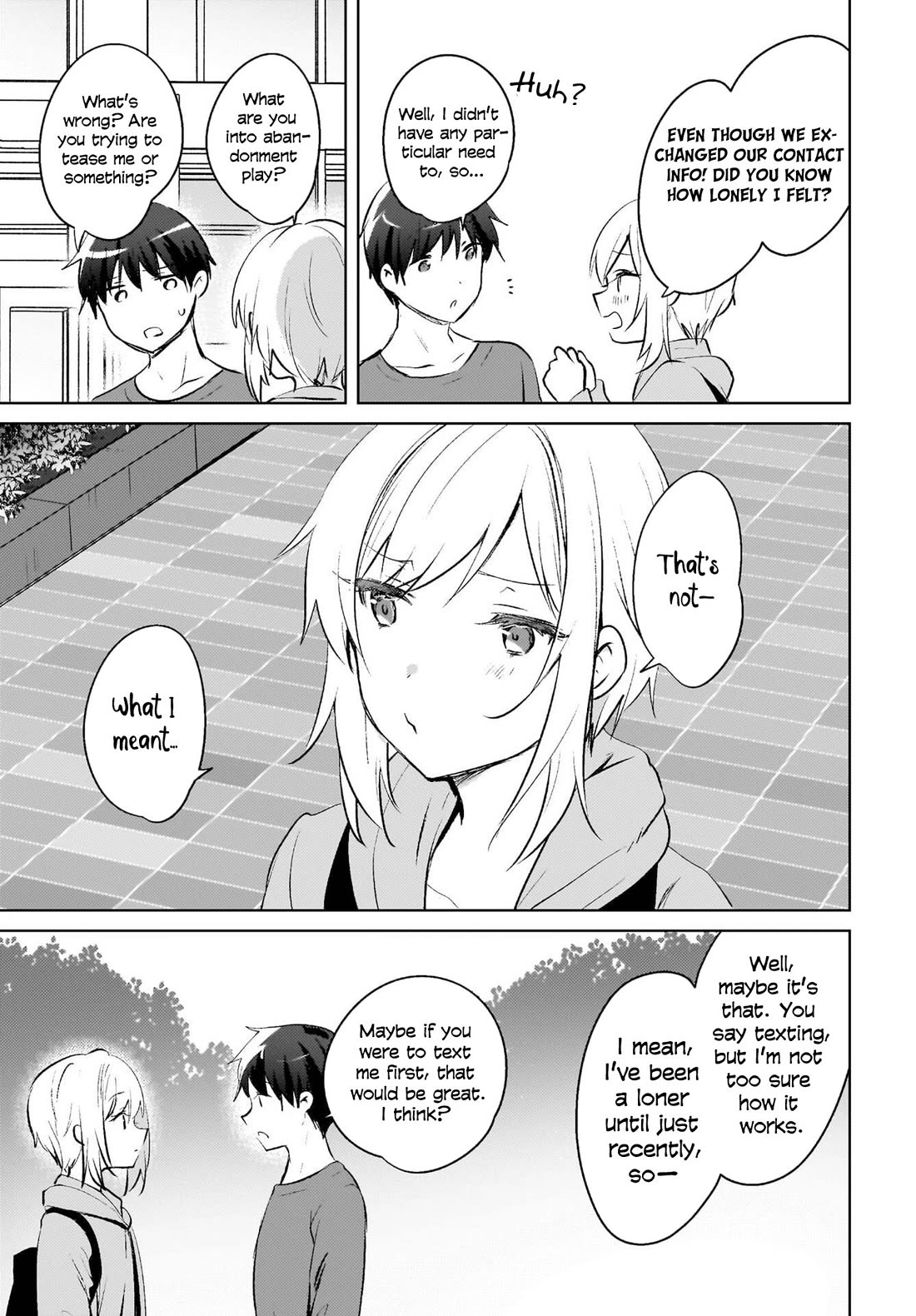 The Gal Sitting Behind Me Likes Me: Maybe I’m Screwed Already. Chapter 18 page 4 - Chapter 18