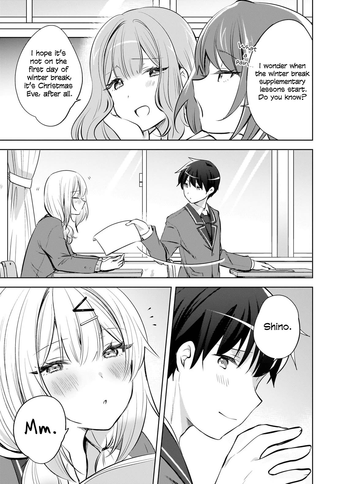 The Gal Sitting Behind Me Likes Me: Maybe I’m Screwed Already. Chapter 21 page 16 - Chapter 21