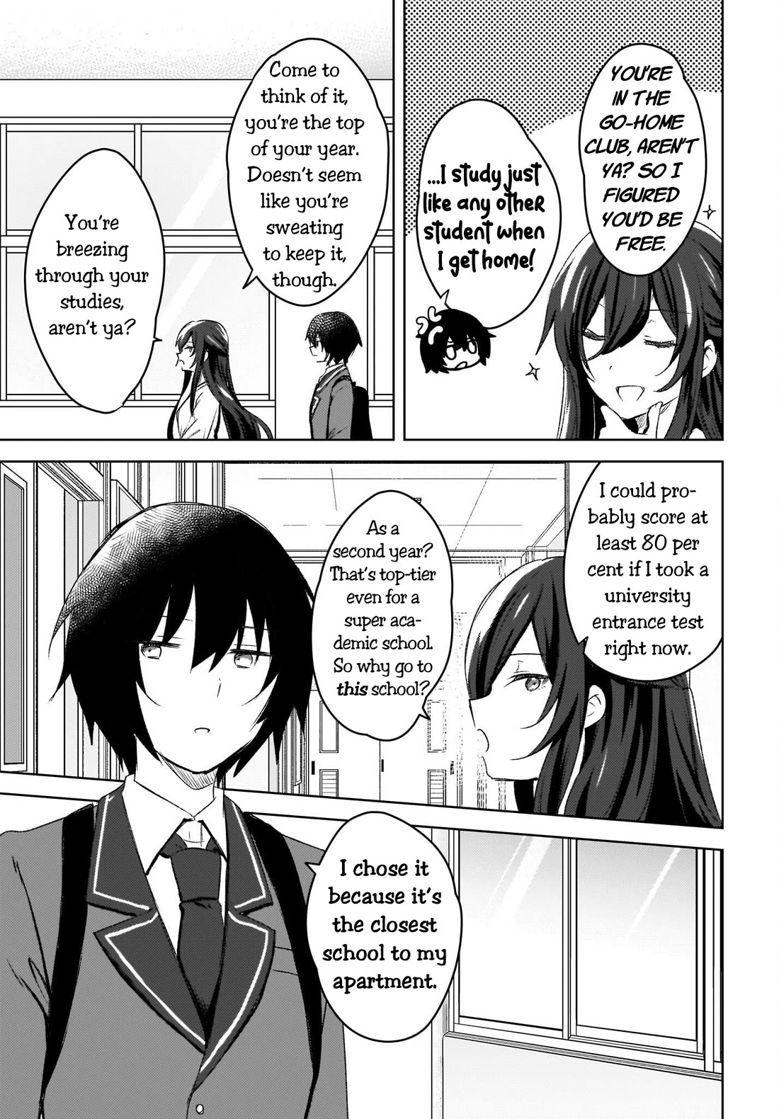 The Gal Sitting Behind Me Likes Me: Maybe I’m Screwed Already. Chapter 4 page 3 - Chapter 4
