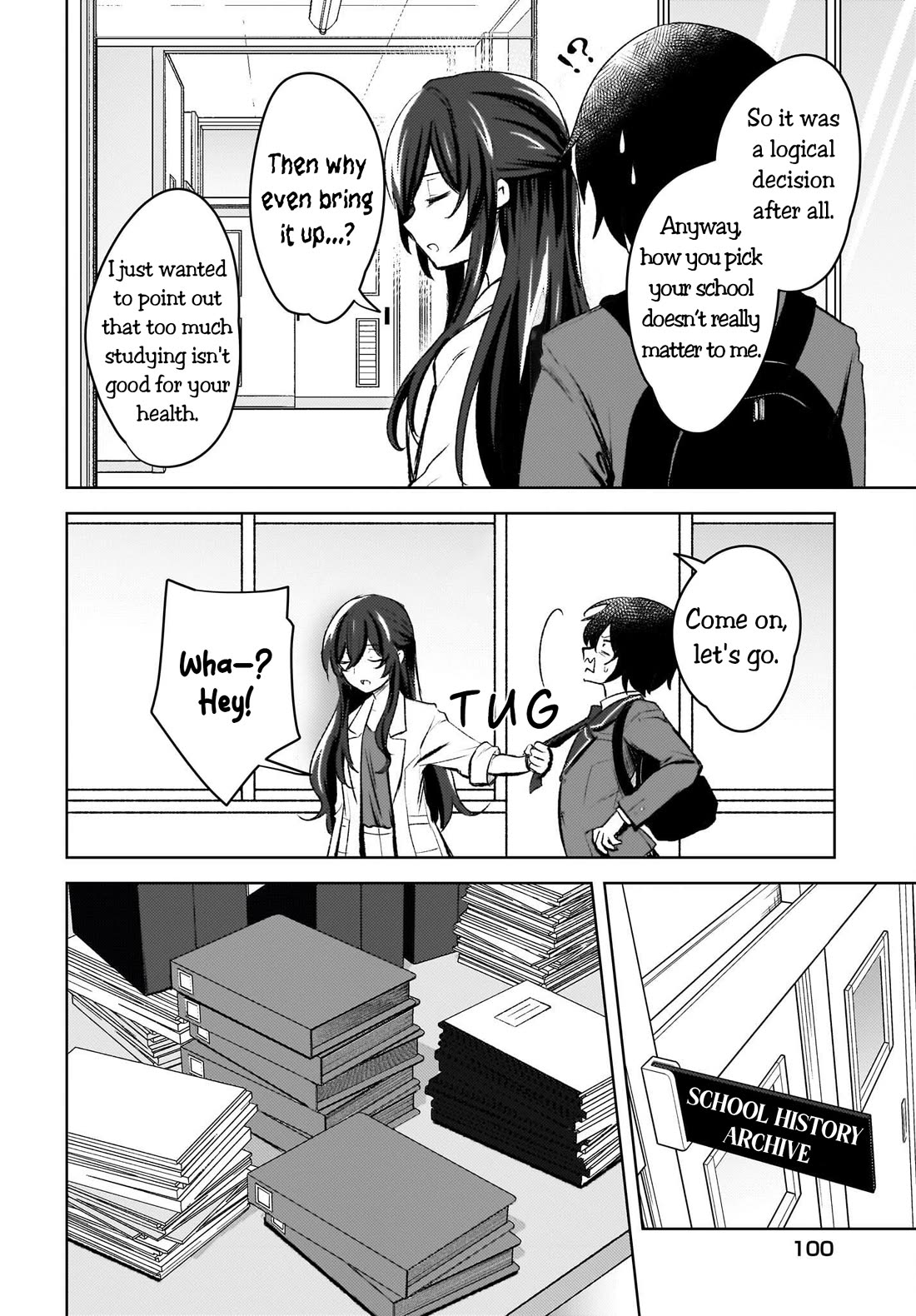 The Gal Sitting Behind Me Likes Me: Maybe I’m Screwed Already. Chapter 4 page 4 - Chapter 4