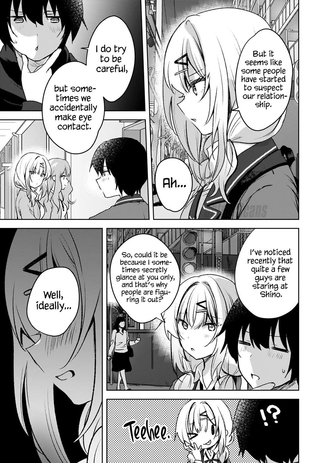 The Gal Sitting Behind Me Likes Me: Maybe I’m Screwed Already. Chapter 7 page 12 - Chapter 7