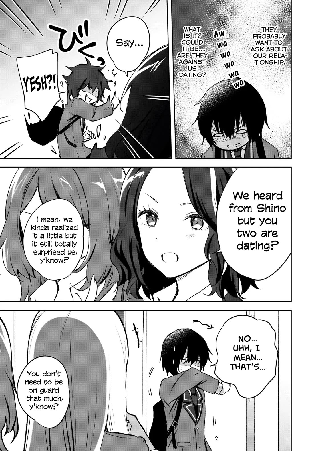 The Gal Sitting Behind Me Likes Me: Maybe I’m Screwed Already. Chapter 8 page 4 - Chapter 8