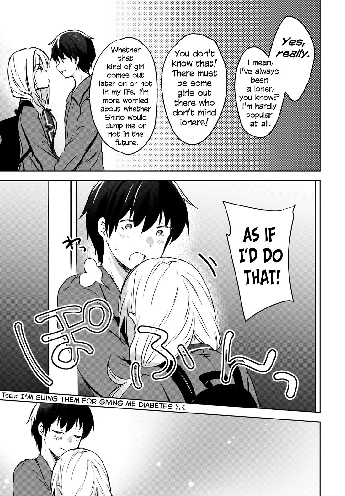 The Gal Sitting Behind Me Likes Me: Maybe I’m Screwed Already. Chapter 9 page 14 - Chapter 9