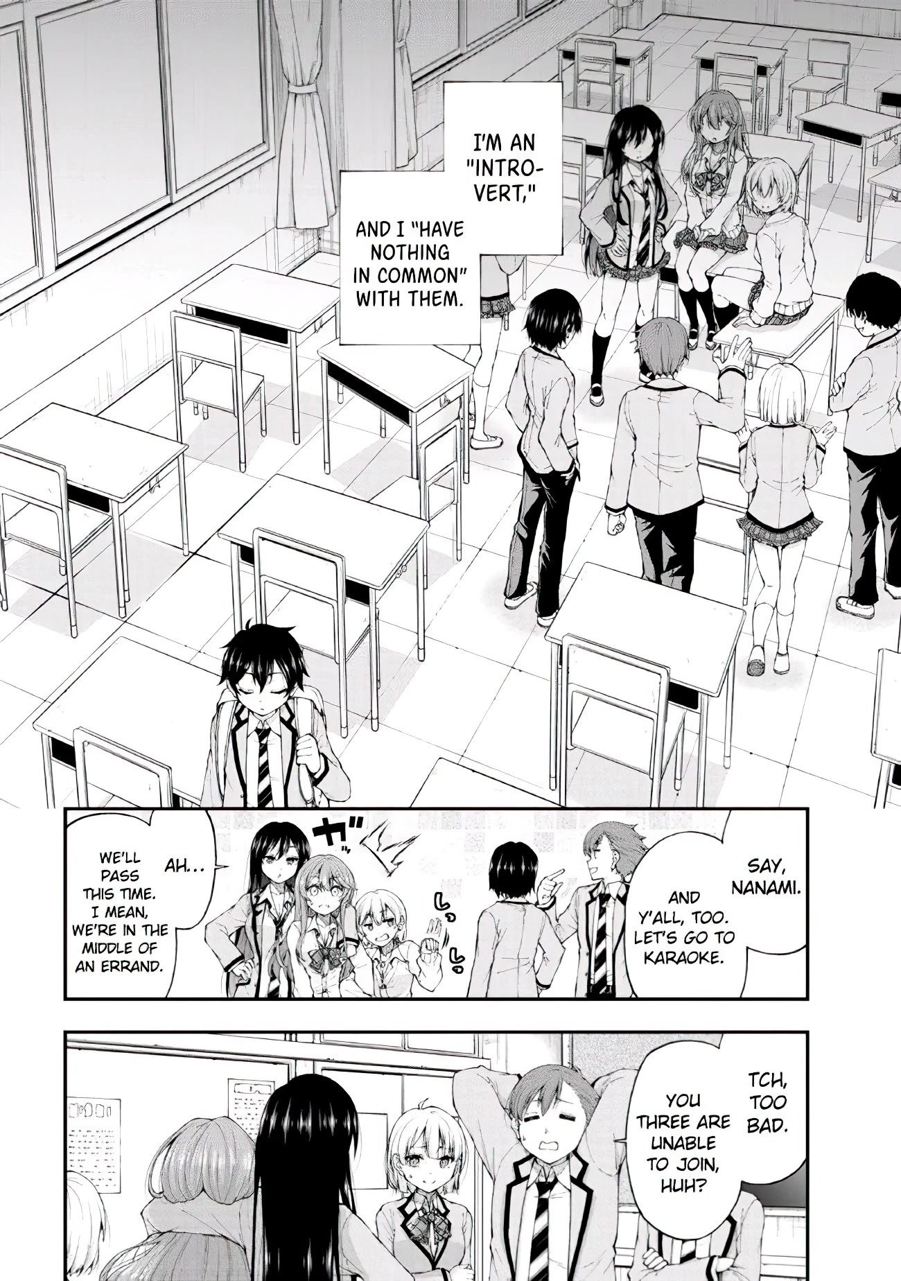 The Gal Who Was Meant to Confess to Me as a Game Punishment Has Apparently Fallen in Love with Me Chapter 1 page 5 - Chapter 1