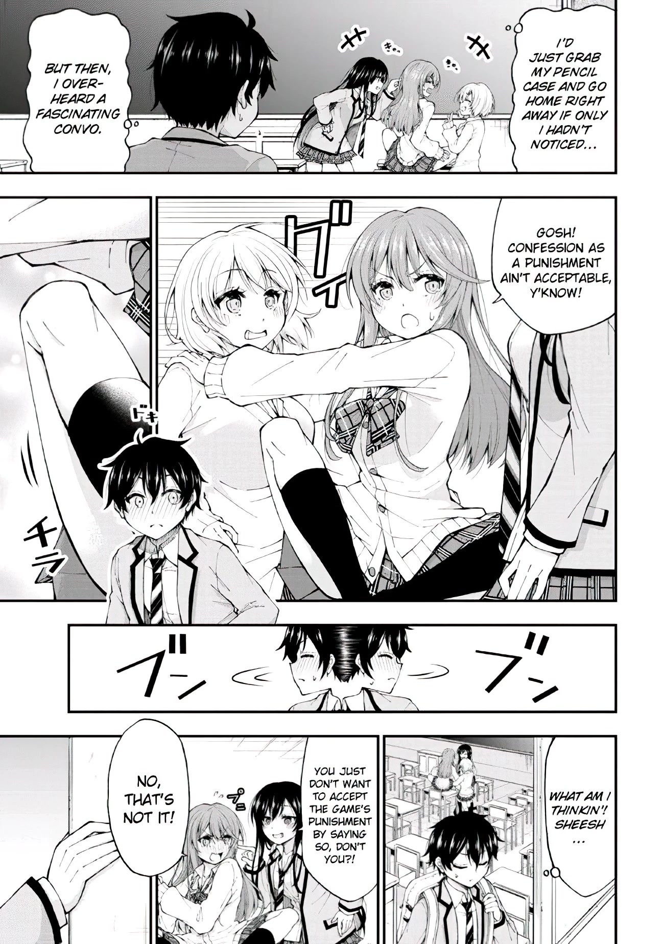 The Gal Who Was Meant to Confess to Me as a Game Punishment Has Apparently Fallen in Love with Me Chapter 1 page 8 - Chapter 1