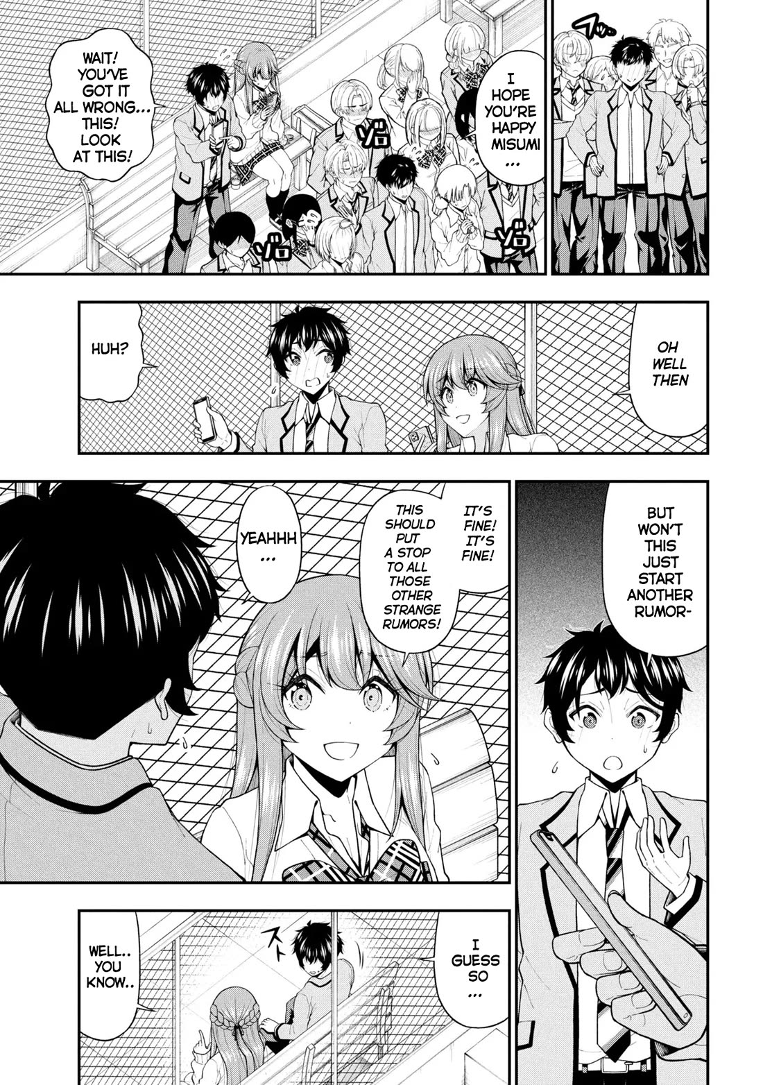 The Gal Who Was Meant to Confess to Me as a Game Punishment Has Apparently Fallen in Love with Me Chapter 28 page 17 - Chapter 28: He Approaches!!