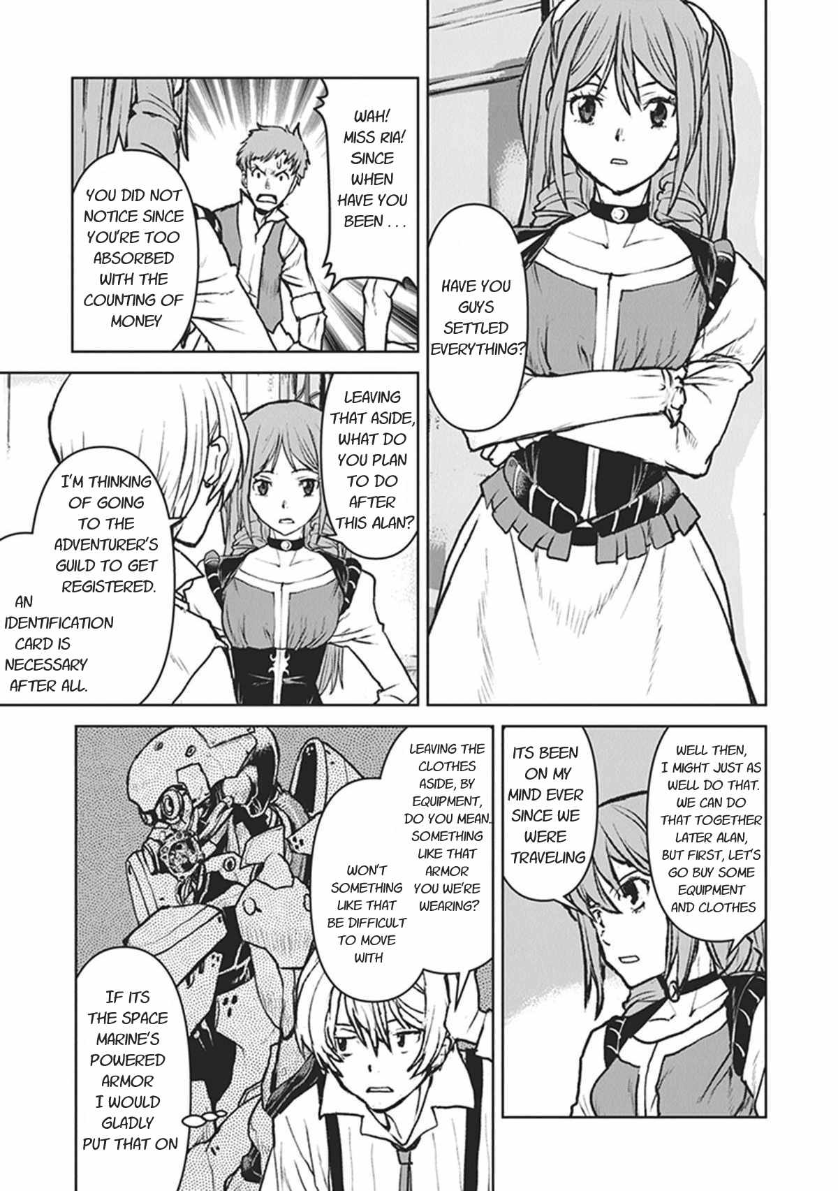 The Galactic Navy Officer becomes an Adventurer Chapter 10 page 17 - Chapter 10: Gotania