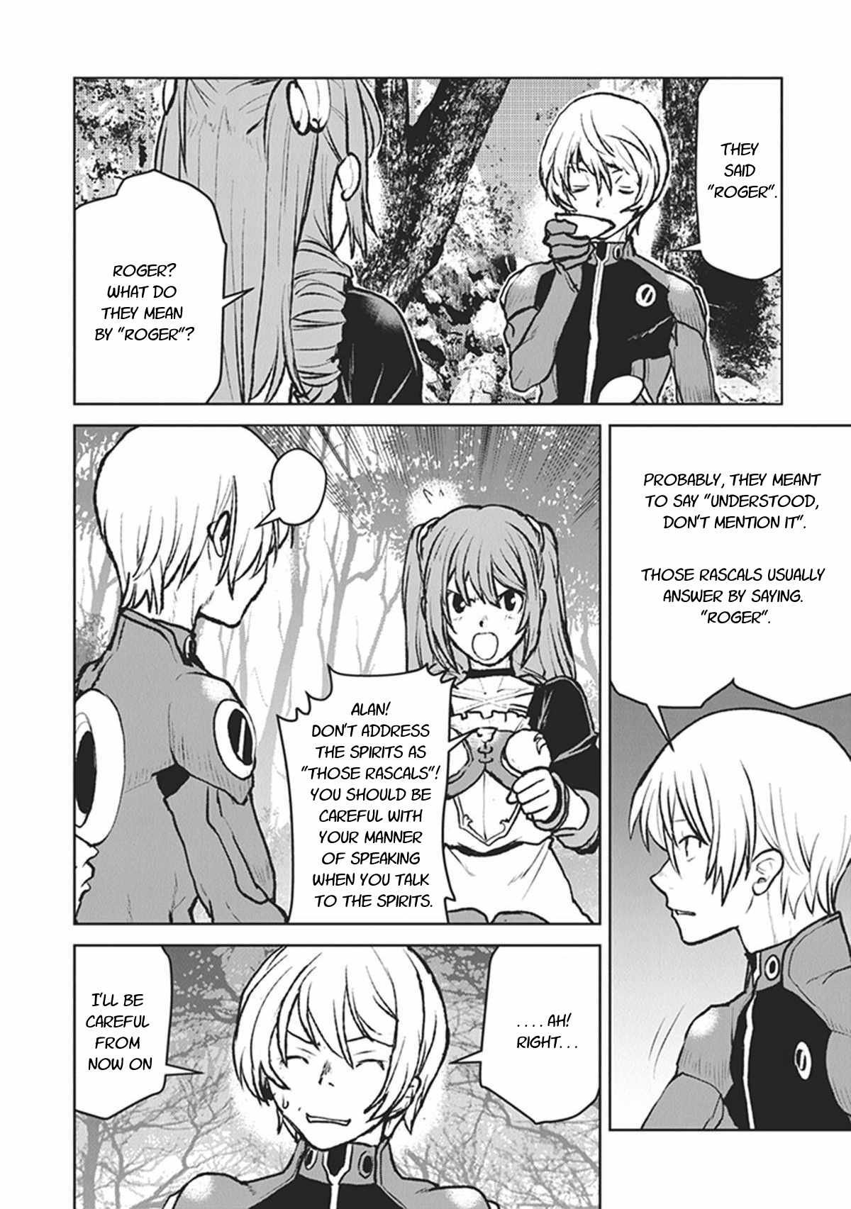 The Galactic Navy Officer becomes an Adventurer Chapter 13.5 page 4 - Chapter 13.5: Cleria and Conversation with the Spirits