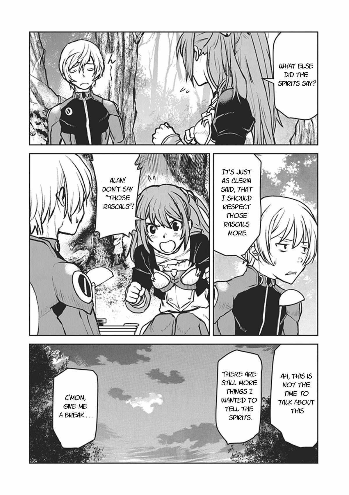 The Galactic Navy Officer becomes an Adventurer Chapter 13.5 page 8 - Chapter 13.5: Cleria and Conversation with the Spirits