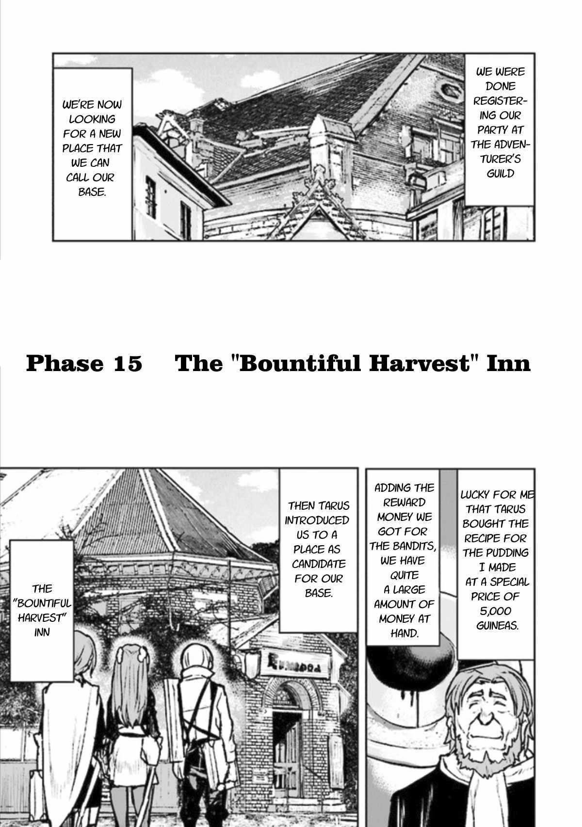 The Galactic Navy Officer becomes an Adventurer Chapter 15 page 1 - Chapter 15: The "Bountiful Harvest" Inn