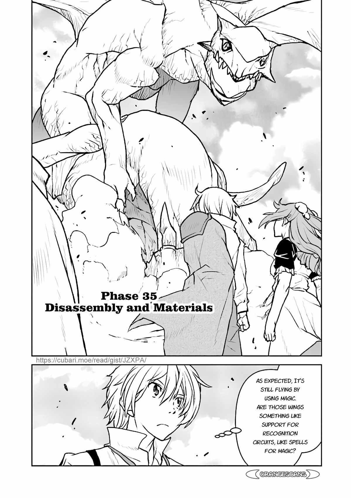 The Galactic Navy Officer becomes an Adventurer Chapter 35 page 1 - Chapter 35: Disassembly and Materials