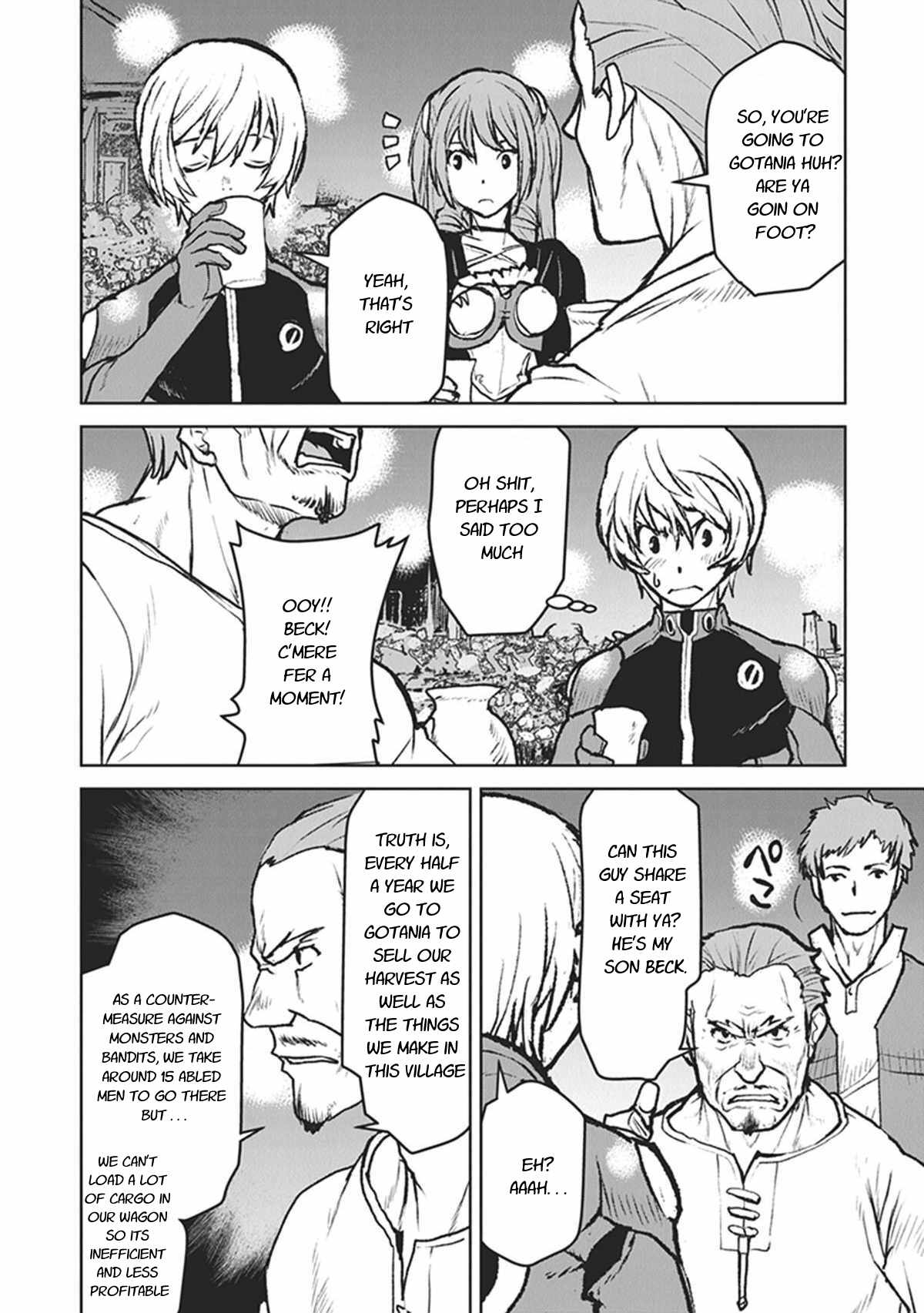 The Galactic Navy Officer becomes an Adventurer Chapter 8 page 10 - Chapter 8: Escort part 1