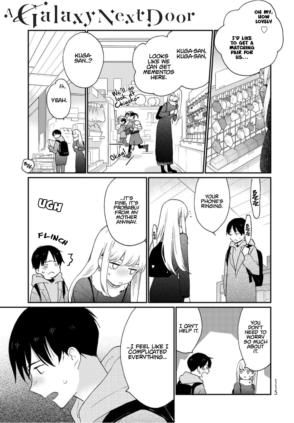 The Galaxy Next Door Chapter 11 page 13 - Chapter 11: Princess and Saturn