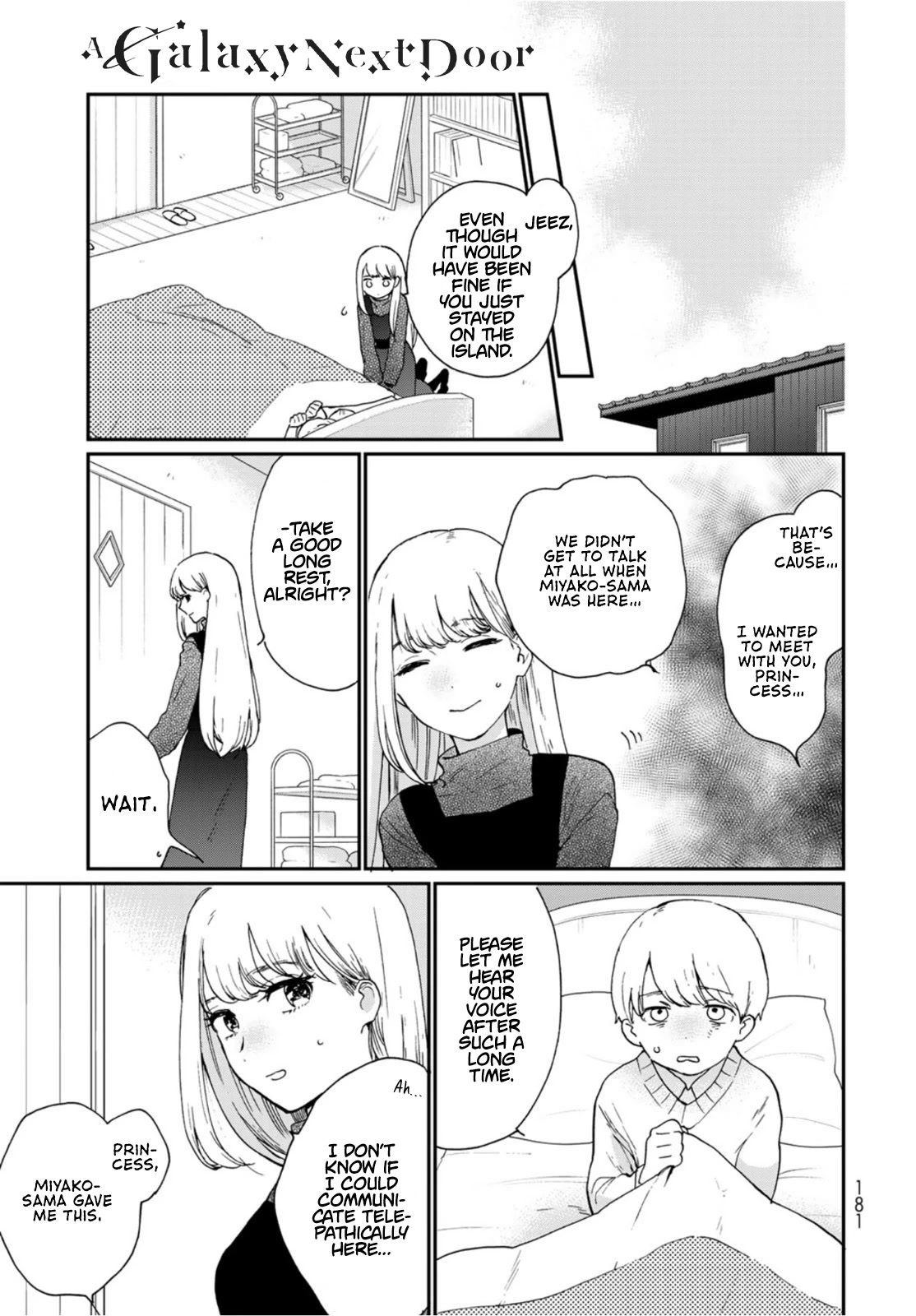 The Galaxy Next Door Chapter 13 page 11 - Chapter 13: Kuga-san and Removing the Thorn