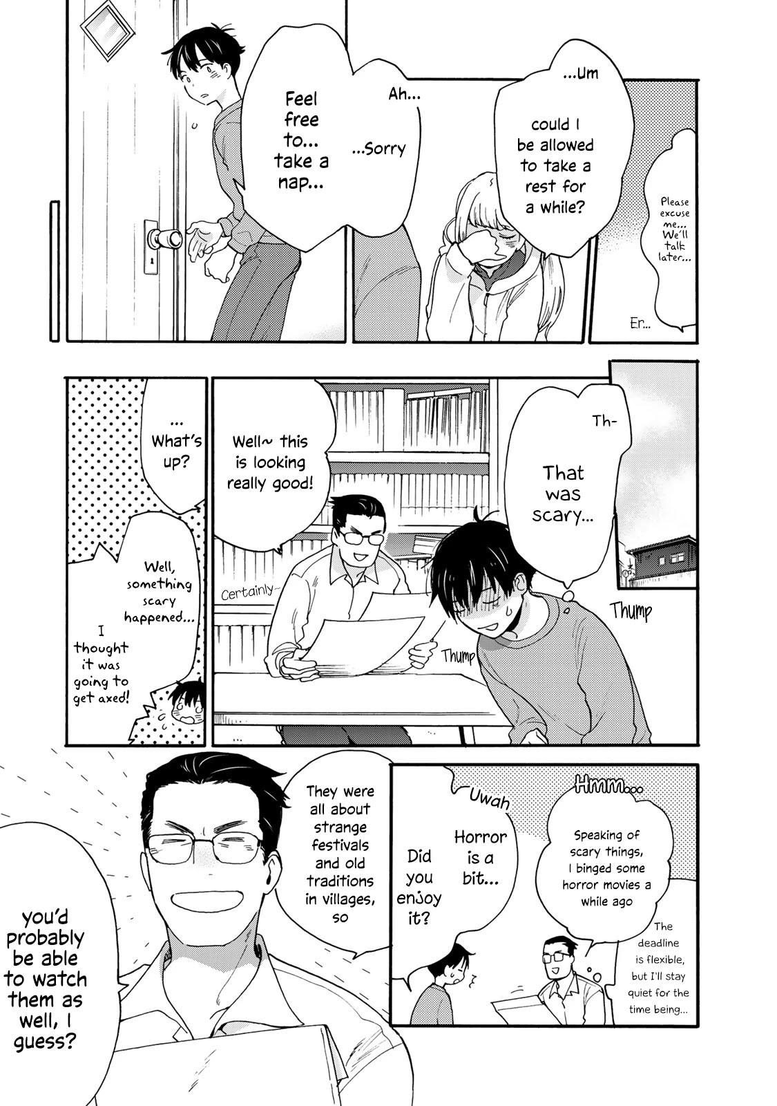 The Galaxy Next Door Chapter 2 page 7 - Chapter 2: A Fever and a Handshake