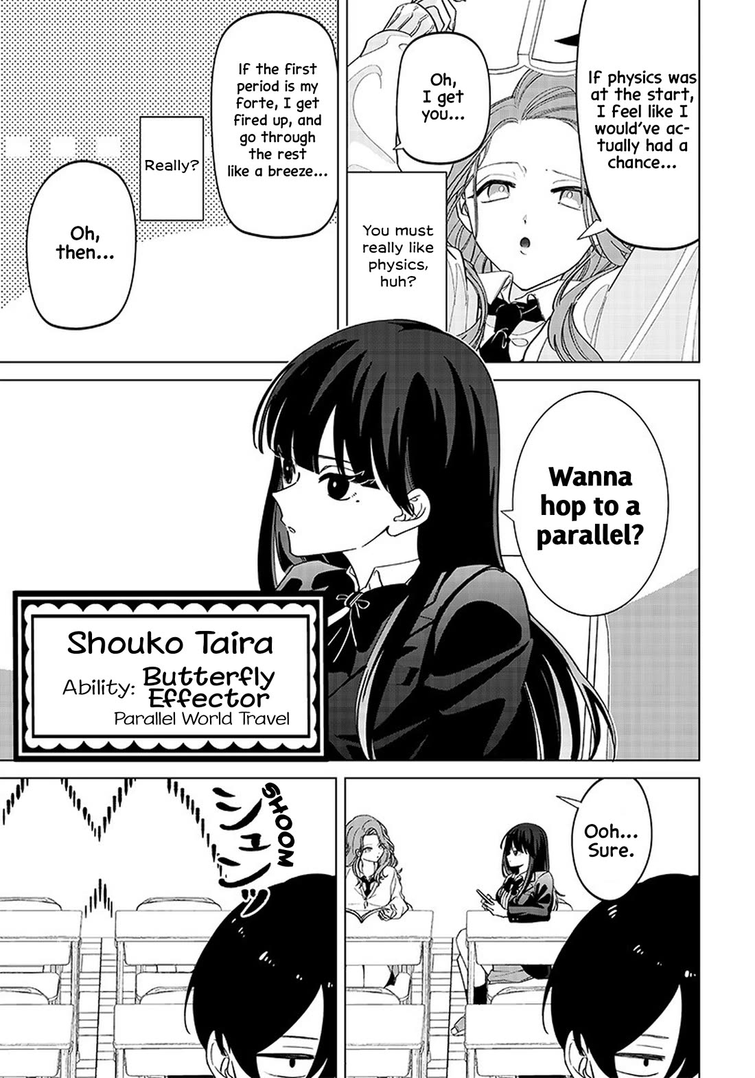 The Gals Who Always Say Insane Things: My Daily Life at a Private Paranormal High School Chapter 1 page 10 - Chapter 1: Casually saying incredible things kinda deal