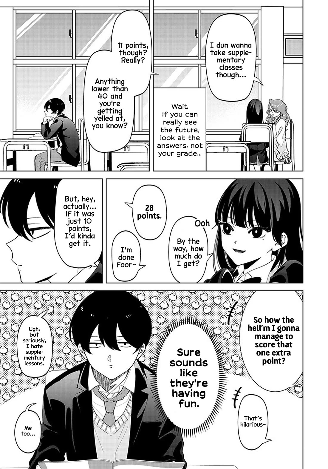 The Gals Who Always Say Insane Things: My Daily Life at a Private Paranormal High School Chapter 1 page 4 - Chapter 1: Casually saying incredible things kinda deal