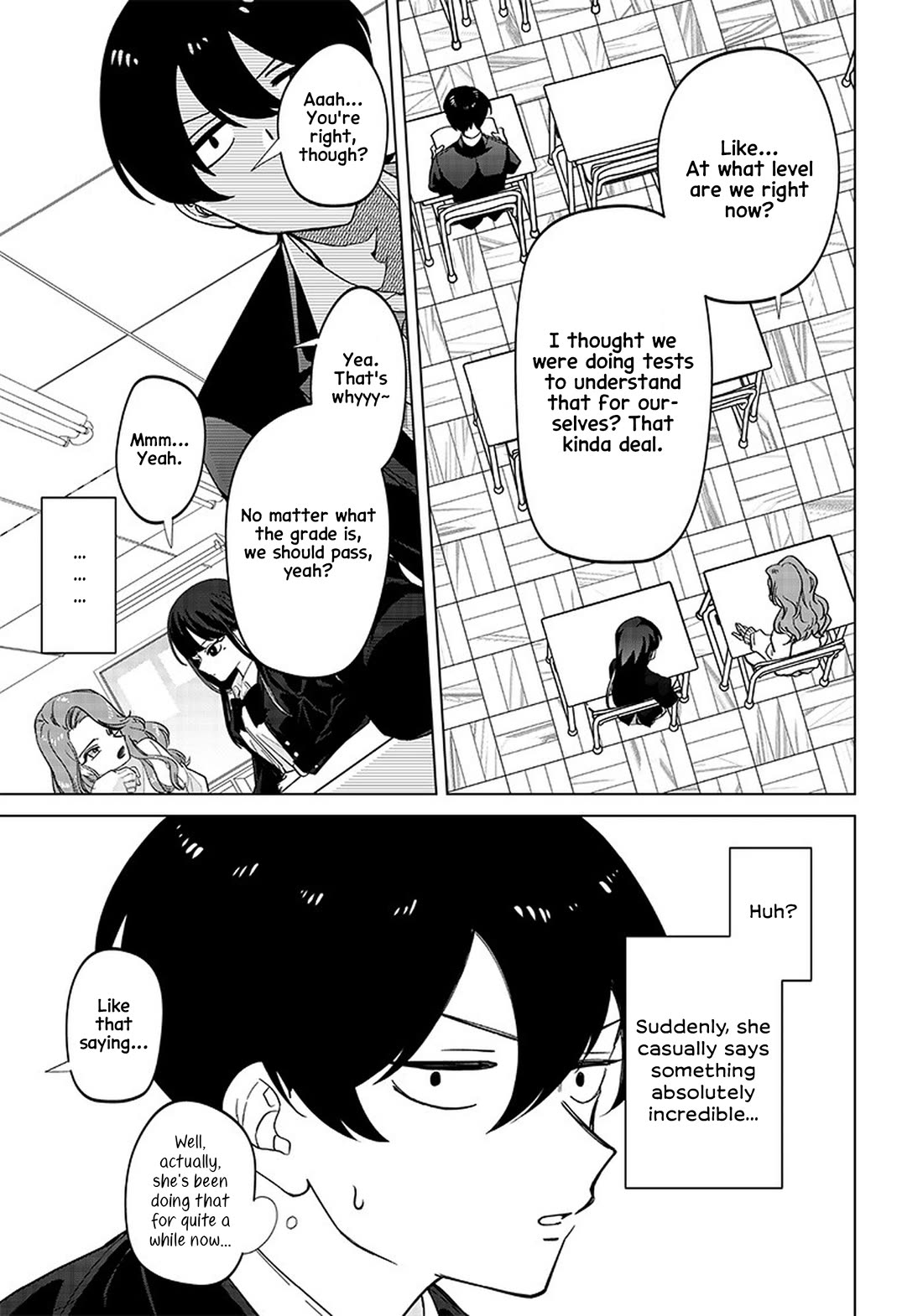 The Gals Who Always Say Insane Things: My Daily Life at a Private Paranormal High School Chapter 1 page 8 - Chapter 1: Casually saying incredible things kinda deal