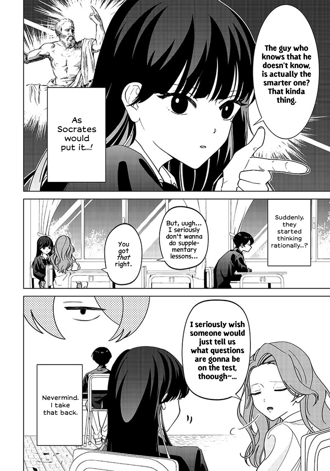The Gals Who Always Say Insane Things: My Daily Life at a Private Paranormal High School Chapter 1 page 9 - Chapter 1: Casually saying incredible things kinda deal