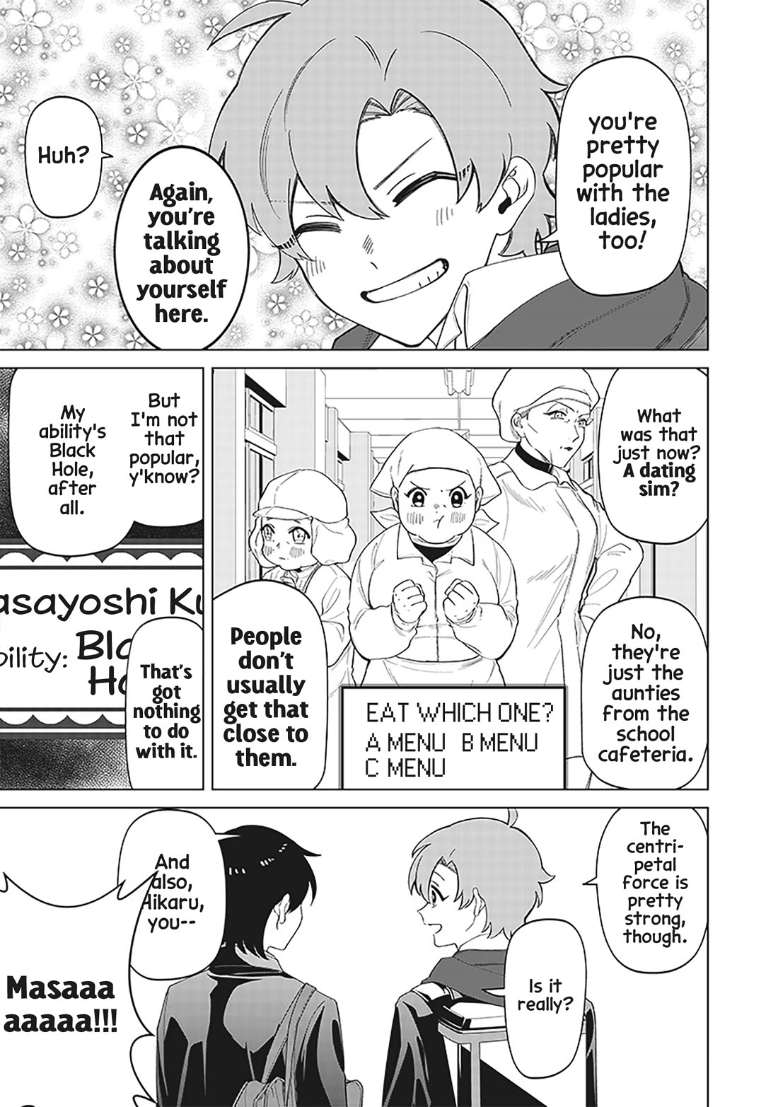 The Gals Who Always Say Insane Things: My Daily Life at a Private Paranormal High School Chapter 10 page 9 - Chapter 10: Very dark ability, but very cheery personality kinda deal
