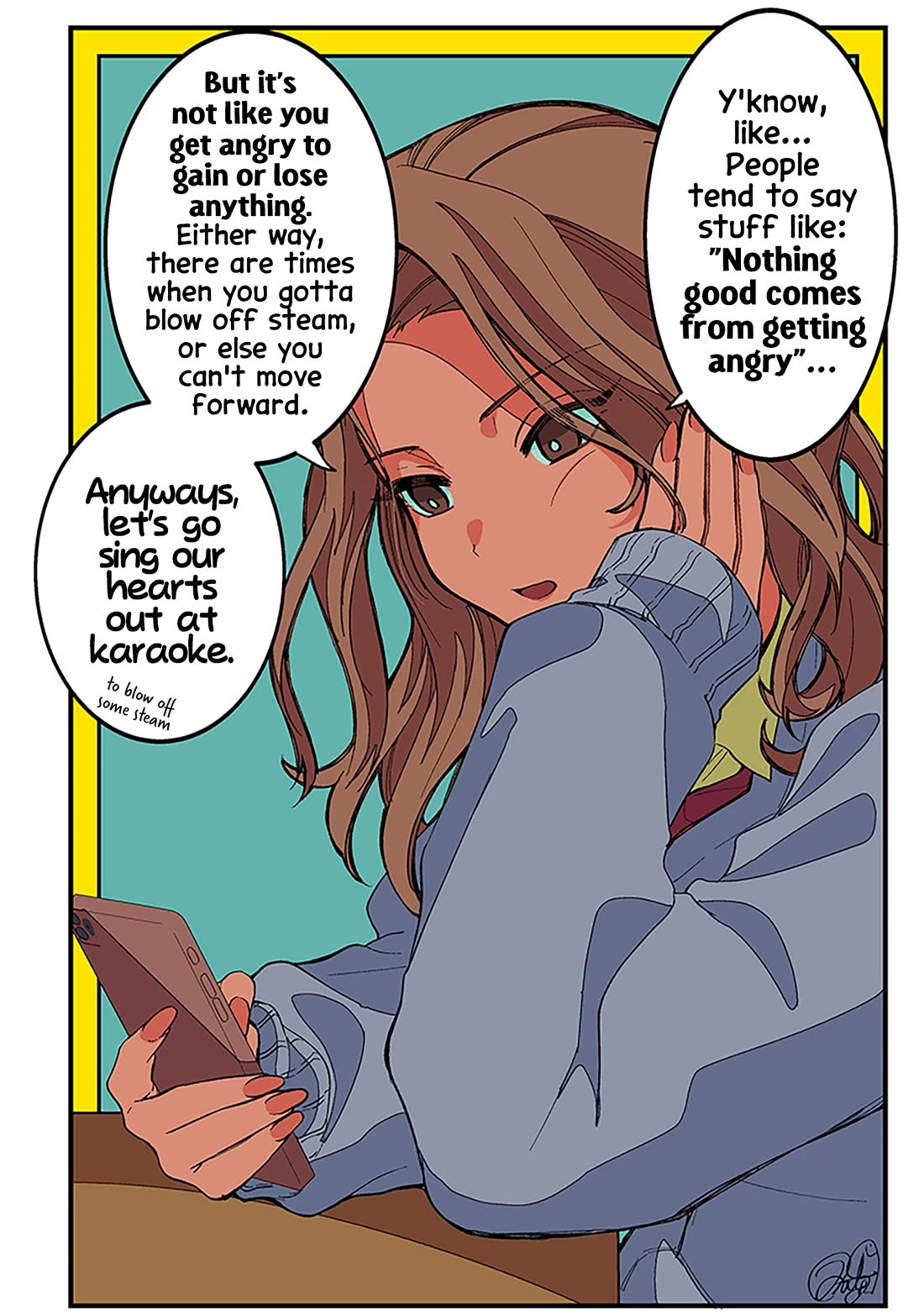 The Gals Who Always Say Insane Things: My Daily Life at a Private Paranormal High School Chapter 11.1 page 1 - Chapter 11.1: Suspended publication special illustration