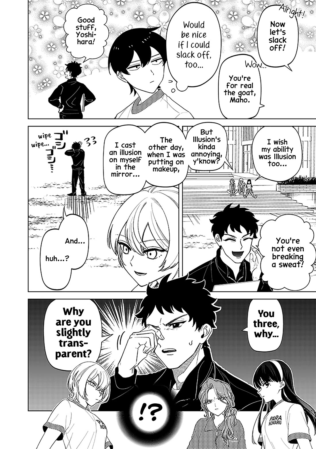 The Gals Who Always Say Insane Things: My Daily Life at a Private Paranormal High School Chapter 11 page 4 - Chapter 11: Slacking off on PE kinda deal