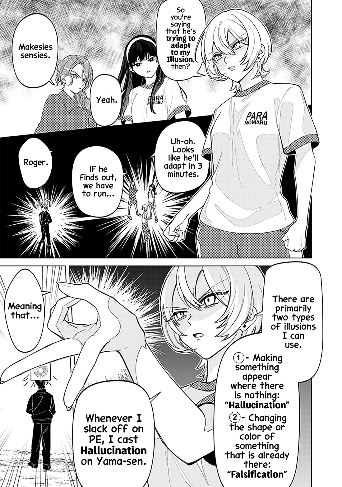 The Gals Who Always Say Insane Things: My Daily Life at a Private Paranormal High School Chapter 11 page 7 - Chapter 11: Slacking off on PE kinda deal