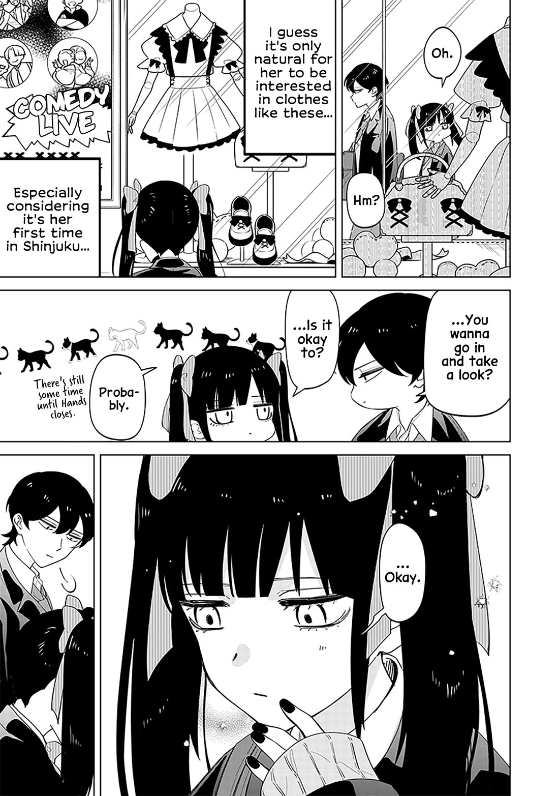 The Gals Who Always Say Insane Things: My Daily Life at a Private Paranormal High School Chapter 12 page 11 - Chapter 12: Landmine girl, yet first time in Shinjuku kinda deal