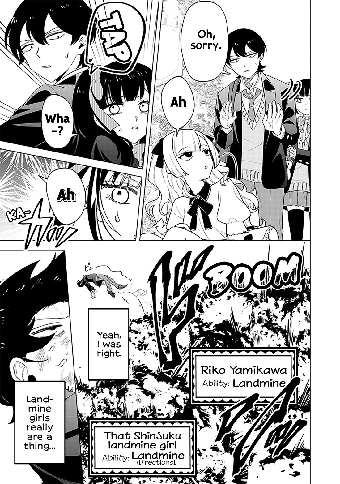 The Gals Who Always Say Insane Things: My Daily Life at a Private Paranormal High School Chapter 12 page 15 - Chapter 12: Landmine girl, yet first time in Shinjuku kinda deal