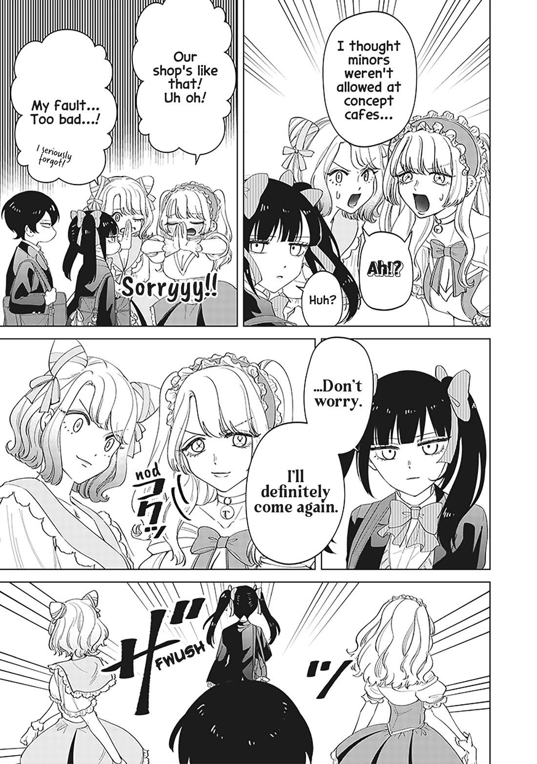 The Gals Who Always Say Insane Things: My Daily Life at a Private Paranormal High School Chapter 12 page 9 - Chapter 12: Landmine girl, yet first time in Shinjuku kinda deal