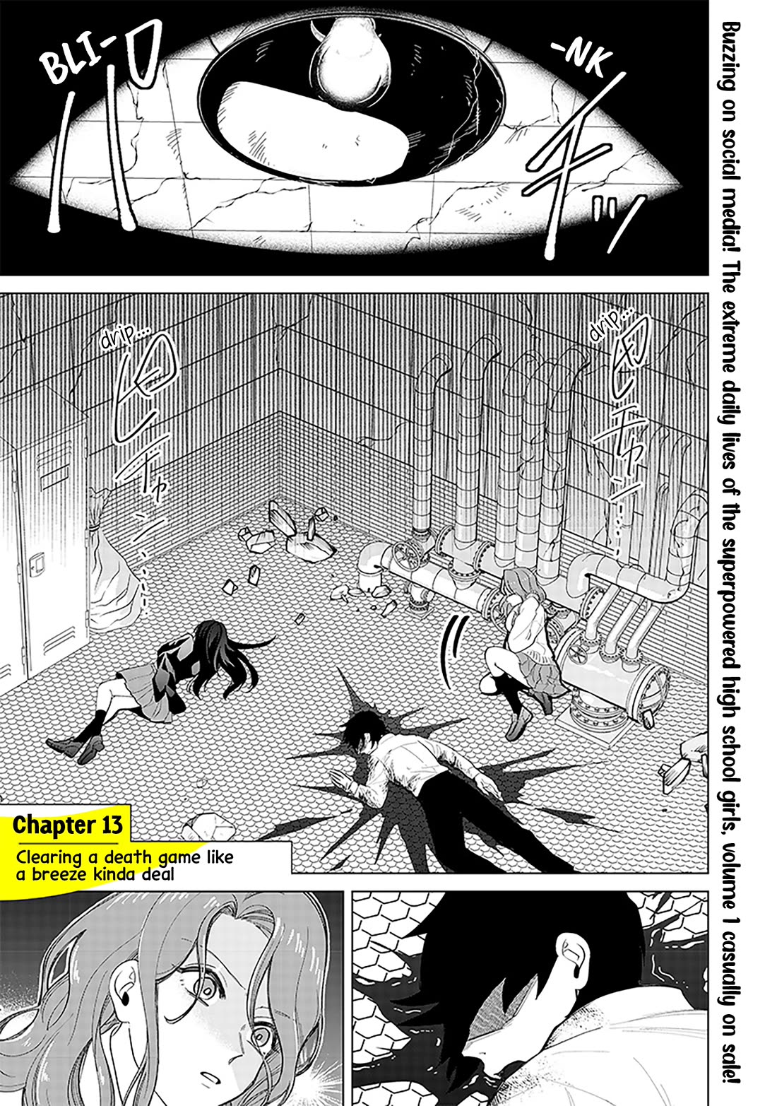 The Gals Who Always Say Insane Things: My Daily Life at a Private Paranormal High School Chapter 13 page 1 - Chapter 13: Clearing a death game like a breeze kinda deal