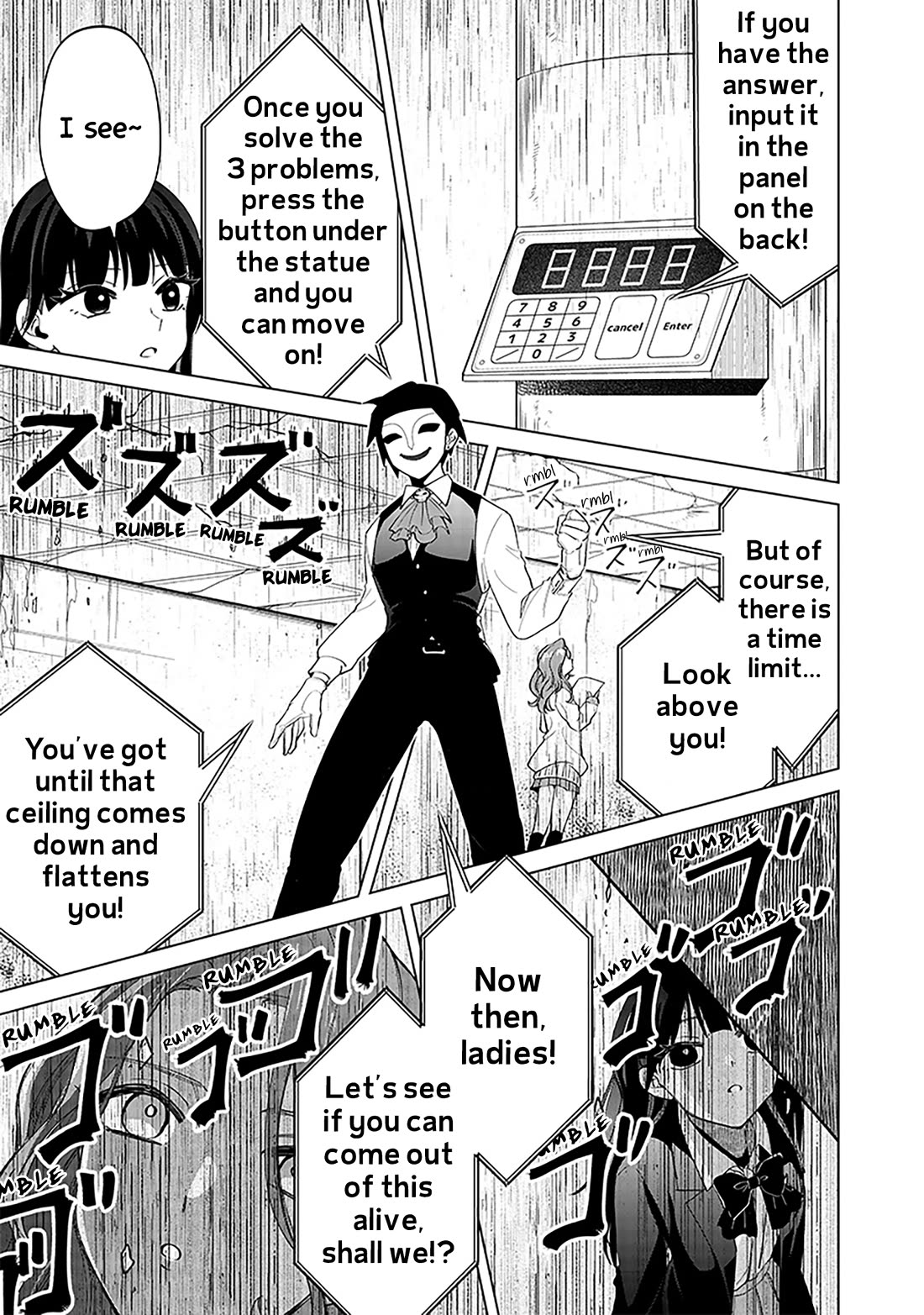 The Gals Who Always Say Insane Things: My Daily Life at a Private Paranormal High School Chapter 13 page 11 - Chapter 13: Clearing a death game like a breeze kinda deal