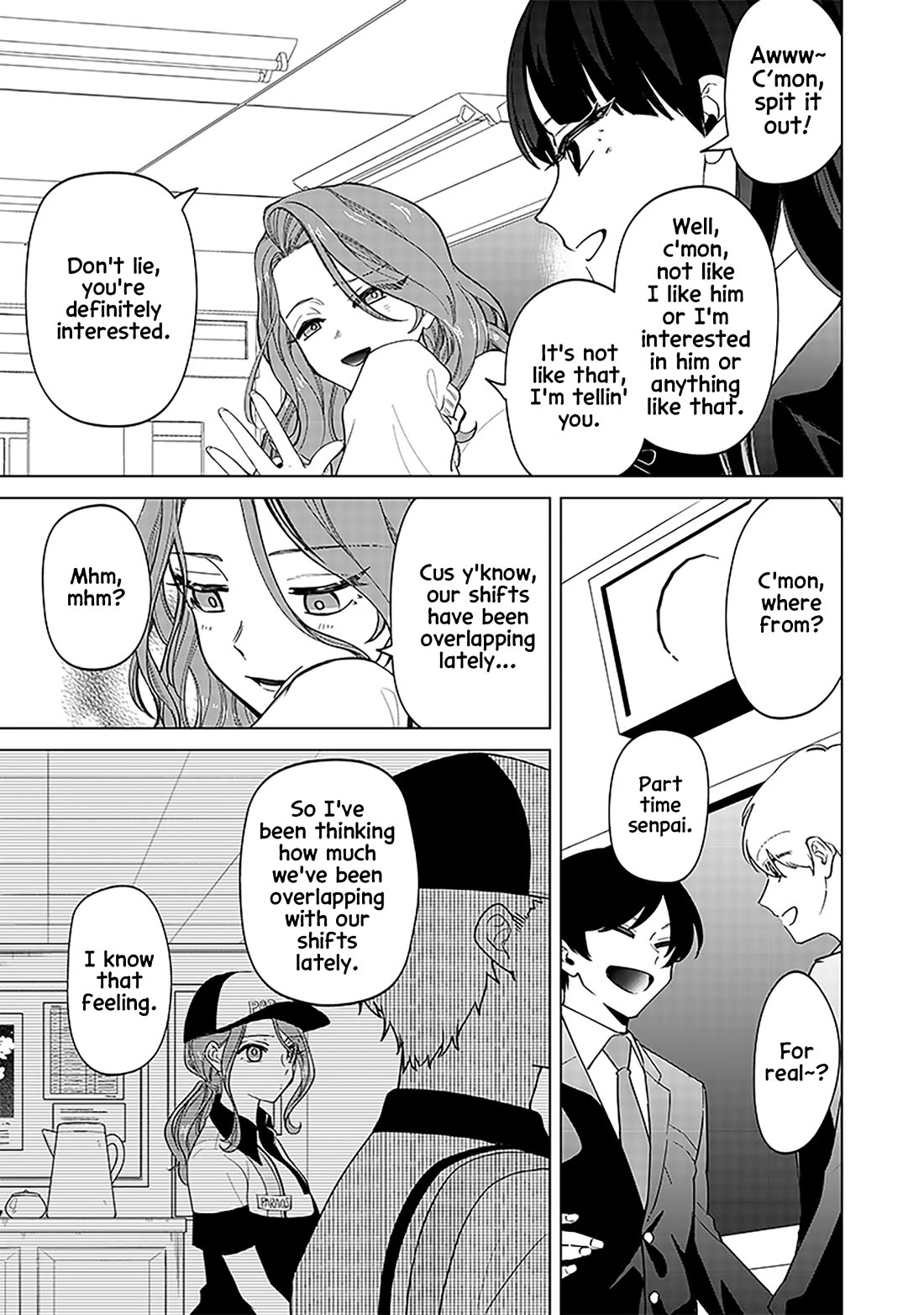 The Gals Who Always Say Insane Things: My Daily Life at a Private Paranormal High School Chapter 14 page 3 - Chapter 14: Gossiping about love kinda deal