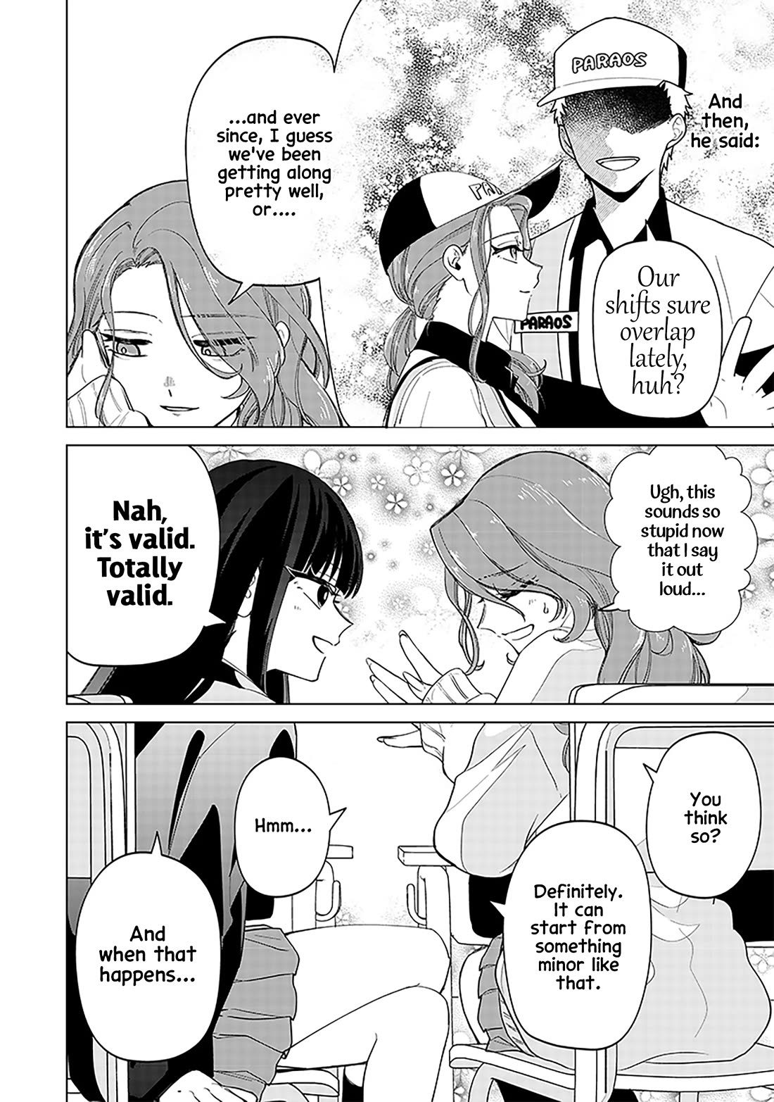 The Gals Who Always Say Insane Things: My Daily Life at a Private Paranormal High School Chapter 14 page 4 - Chapter 14: Gossiping about love kinda deal