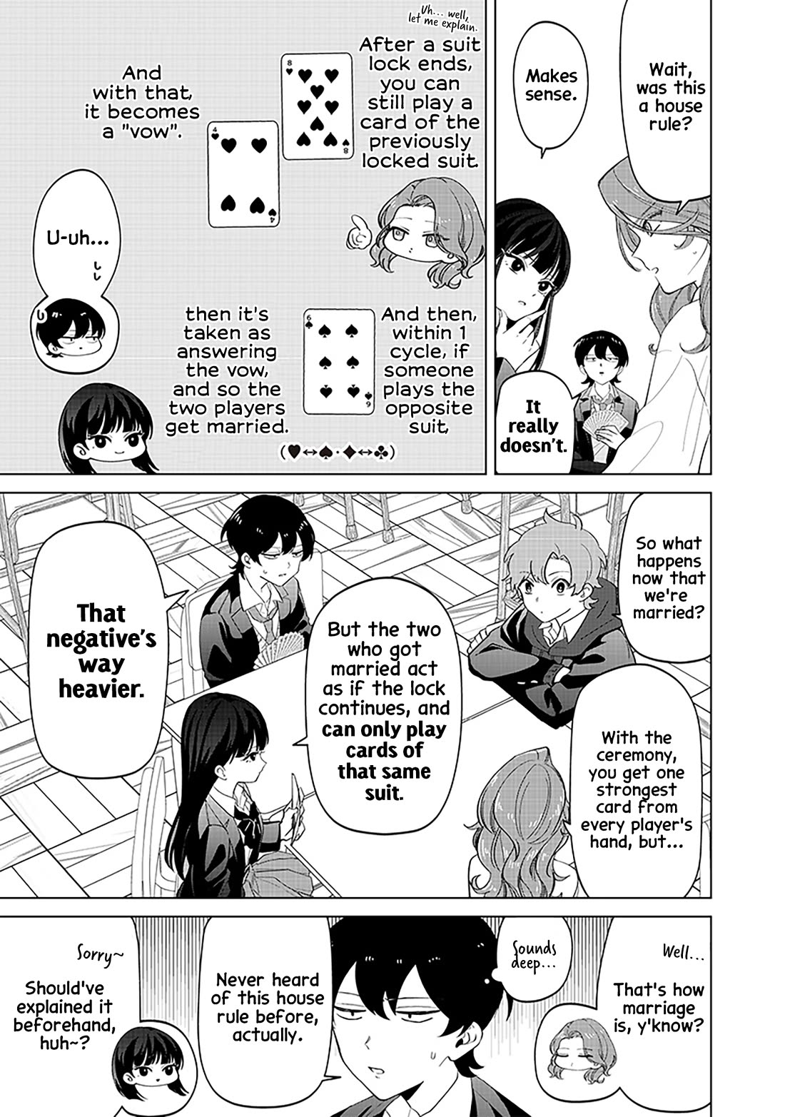 The Gals Who Always Say Insane Things: My Daily Life at a Private Paranormal High School Chapter 15 page 5 - Chapter 15: Too many house rules kinda deal