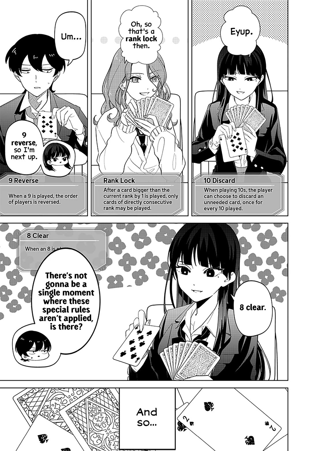 The Gals Who Always Say Insane Things: My Daily Life at a Private Paranormal High School Chapter 15 page 7 - Chapter 15: Too many house rules kinda deal
