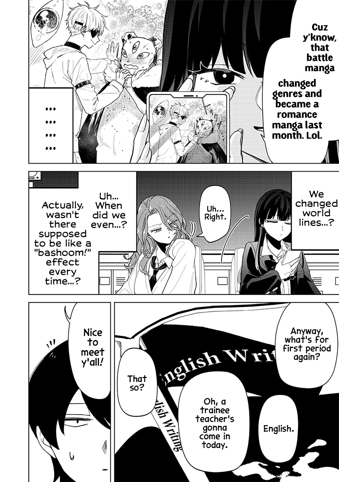 The Gals Who Always Say Insane Things: My Daily Life at a Private Paranormal High School Chapter 17 page 10 - Chapter 17: Falling out kinda deal (1st half)