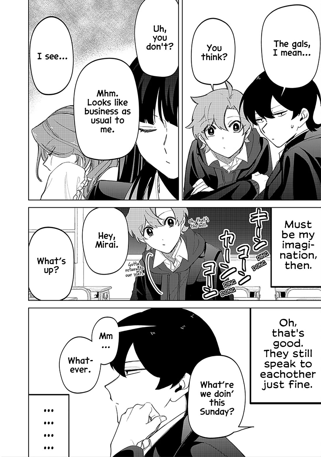 The Gals Who Always Say Insane Things: My Daily Life at a Private Paranormal High School Chapter 17 page 4 - Chapter 17: Falling out kinda deal (1st half)