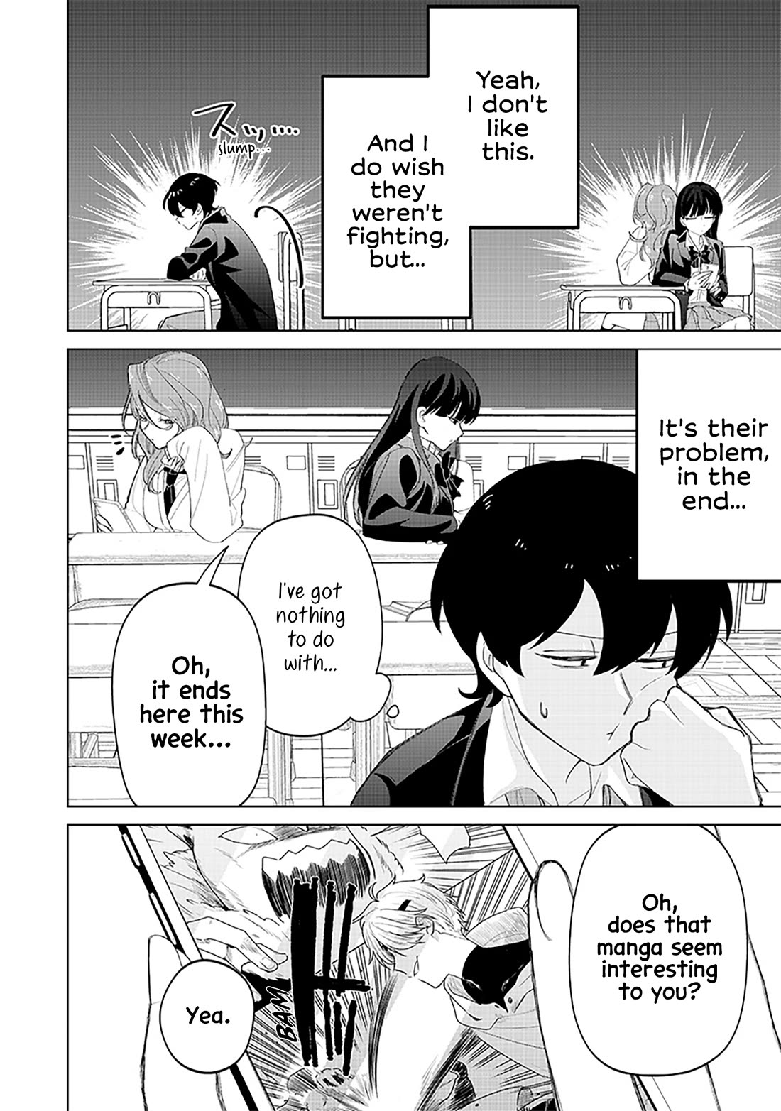 The Gals Who Always Say Insane Things: My Daily Life at a Private Paranormal High School Chapter 17 page 8 - Chapter 17: Falling out kinda deal (1st half)
