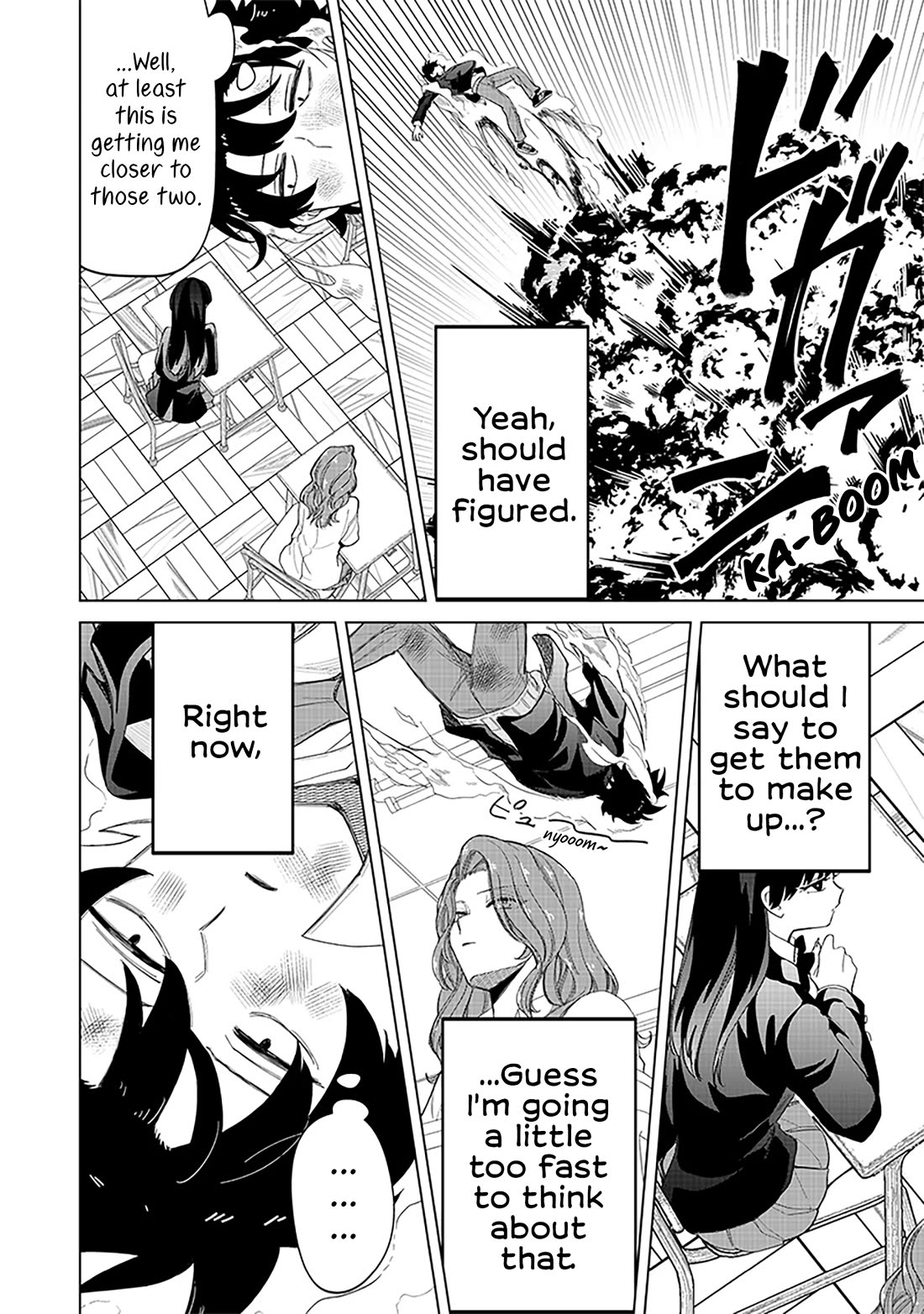 The Gals Who Always Say Insane Things: My Daily Life at a Private Paranormal High School Chapter 18 page 14 - Chapter 18: Falling out kinda deal (2nd half)