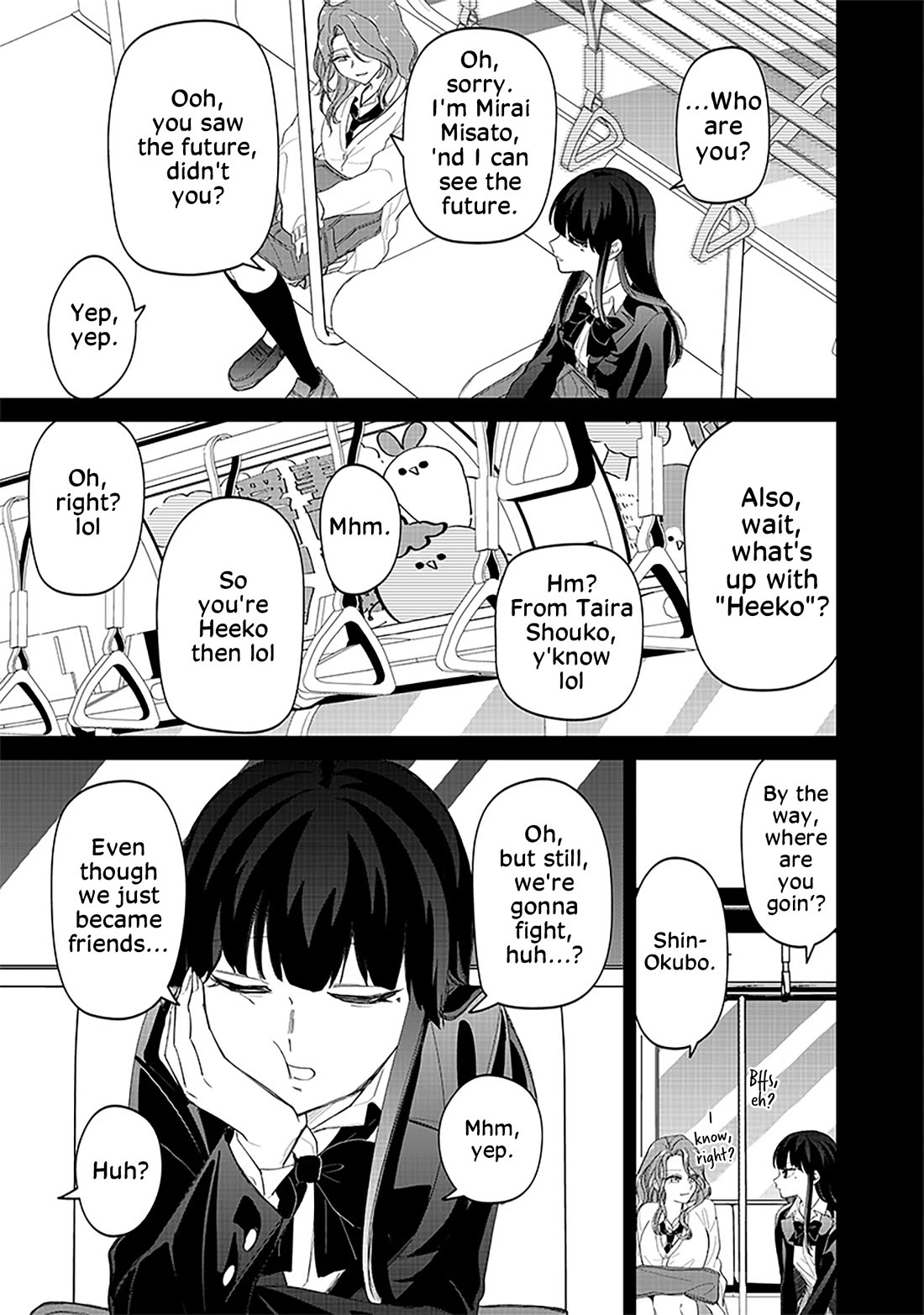 The Gals Who Always Say Insane Things: My Daily Life at a Private Paranormal High School Chapter 18 page 17 - Chapter 18: Falling out kinda deal (2nd half)