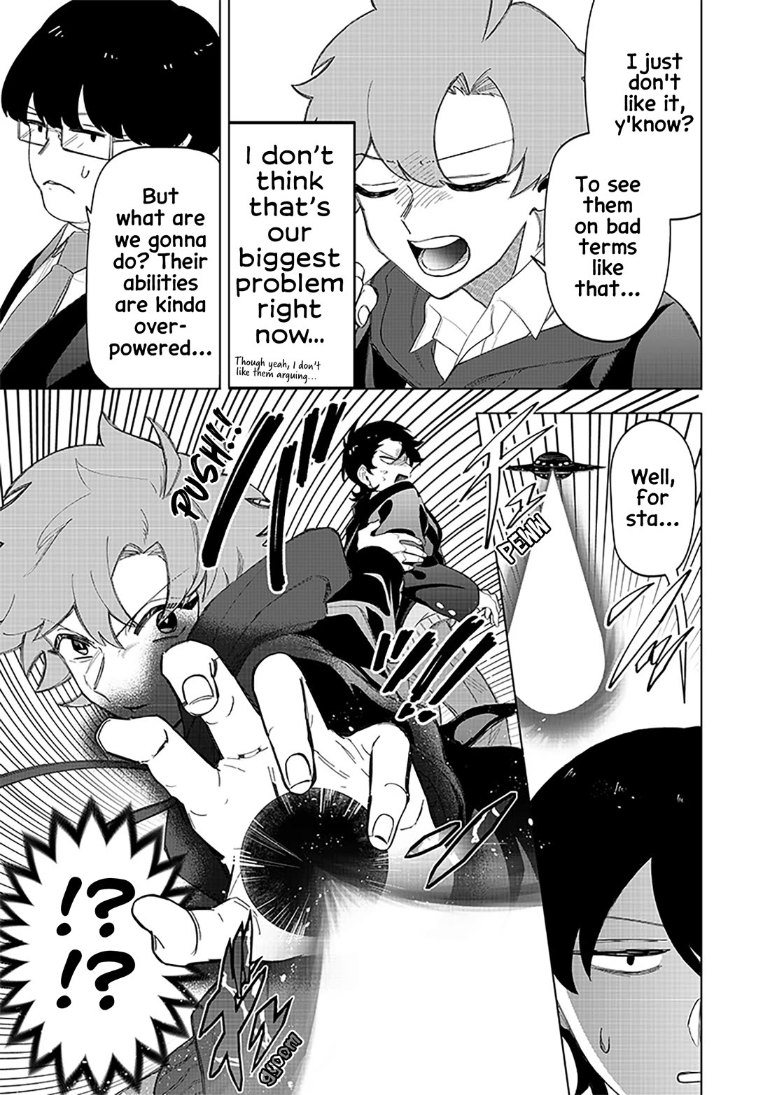 The Gals Who Always Say Insane Things: My Daily Life at a Private Paranormal High School Chapter 18 page 9 - Chapter 18: Falling out kinda deal (2nd half)