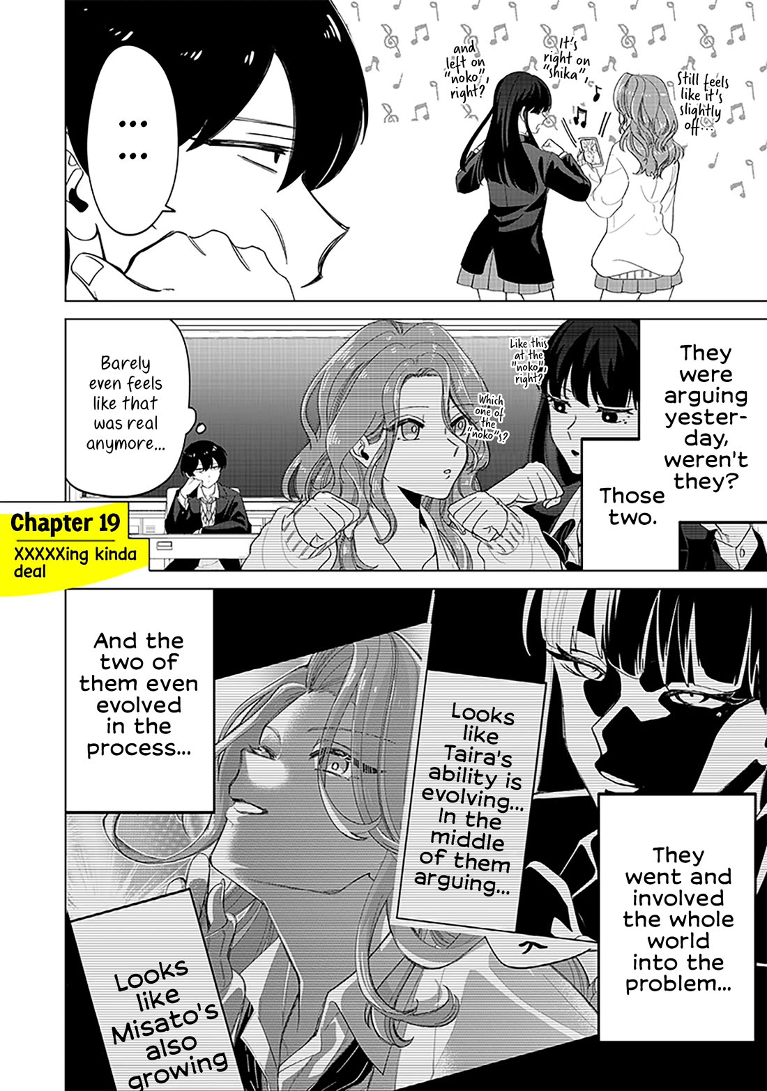 The Gals Who Always Say Insane Things: My Daily Life at a Private Paranormal High School Chapter 19 page 2 - Chapter 19: XXXXXing kinda deal