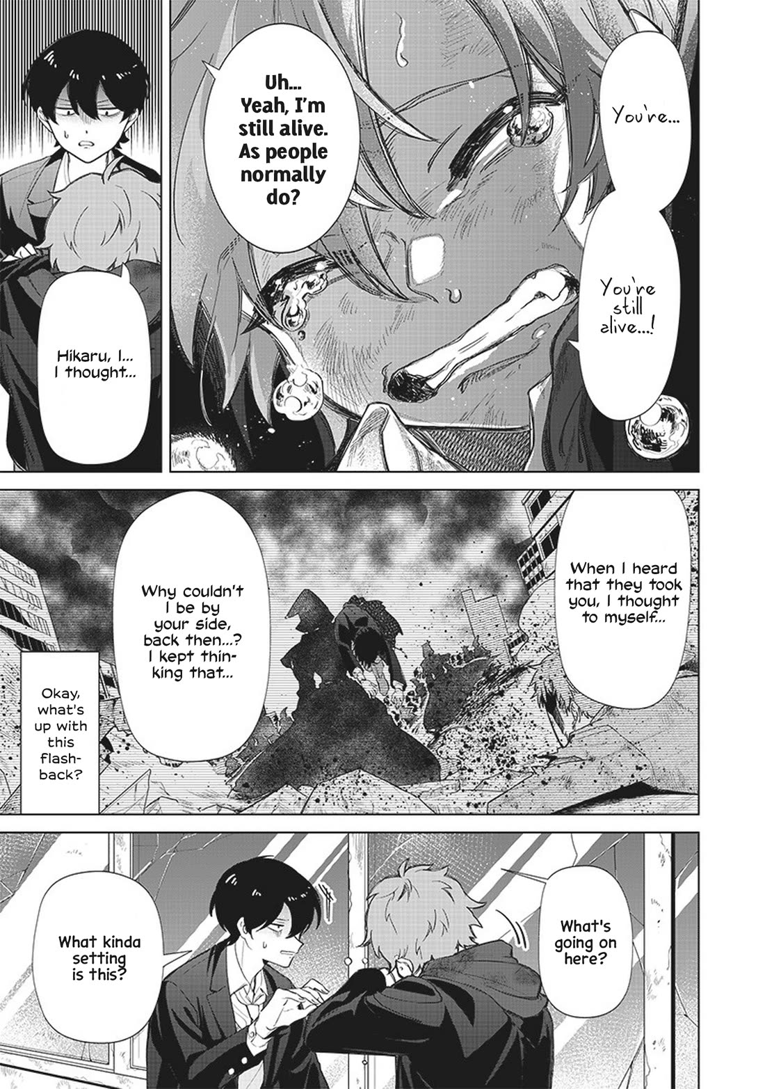 The Gals Who Always Say Insane Things: My Daily Life at a Private Paranormal High School Chapter 2 page 10 - Chapter 2: Casually going to parallel worlds kinda deal
