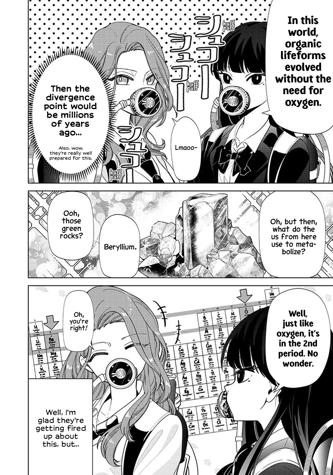 The Gals Who Always Say Insane Things: My Daily Life at a Private Paranormal High School Chapter 2 page 15 - Chapter 2: Casually going to parallel worlds kinda deal