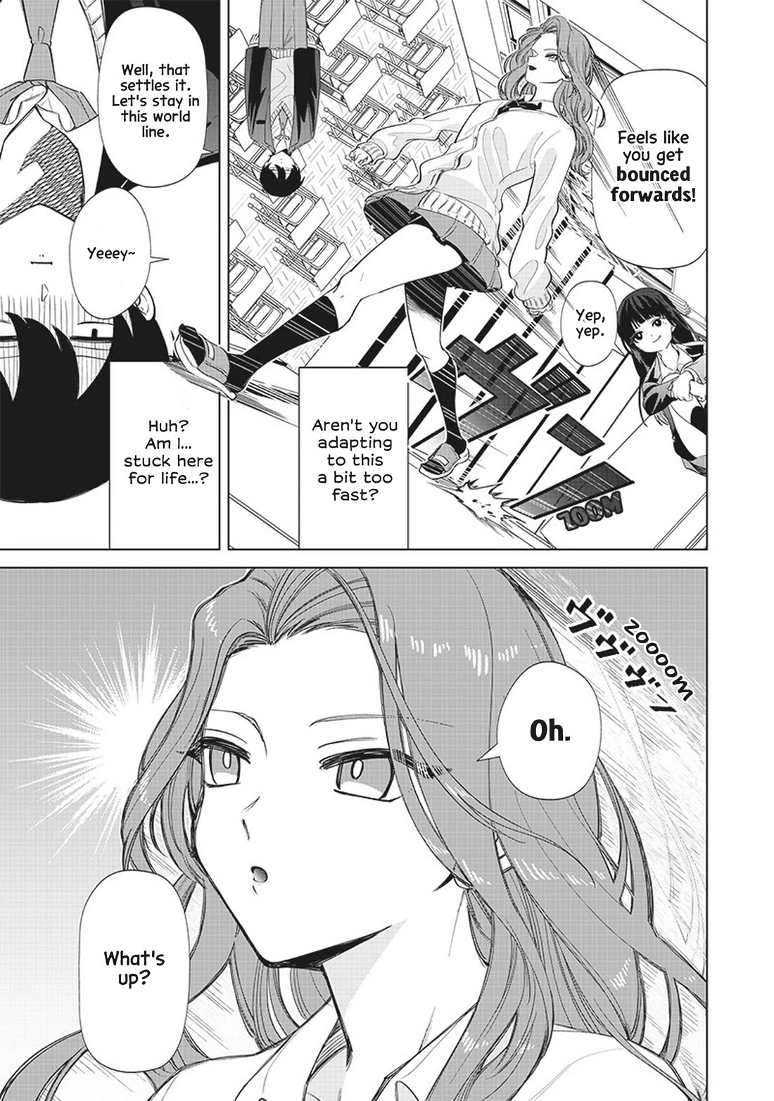 The Gals Who Always Say Insane Things: My Daily Life at a Private Paranormal High School Chapter 2 page 18 - Chapter 2: Casually going to parallel worlds kinda deal