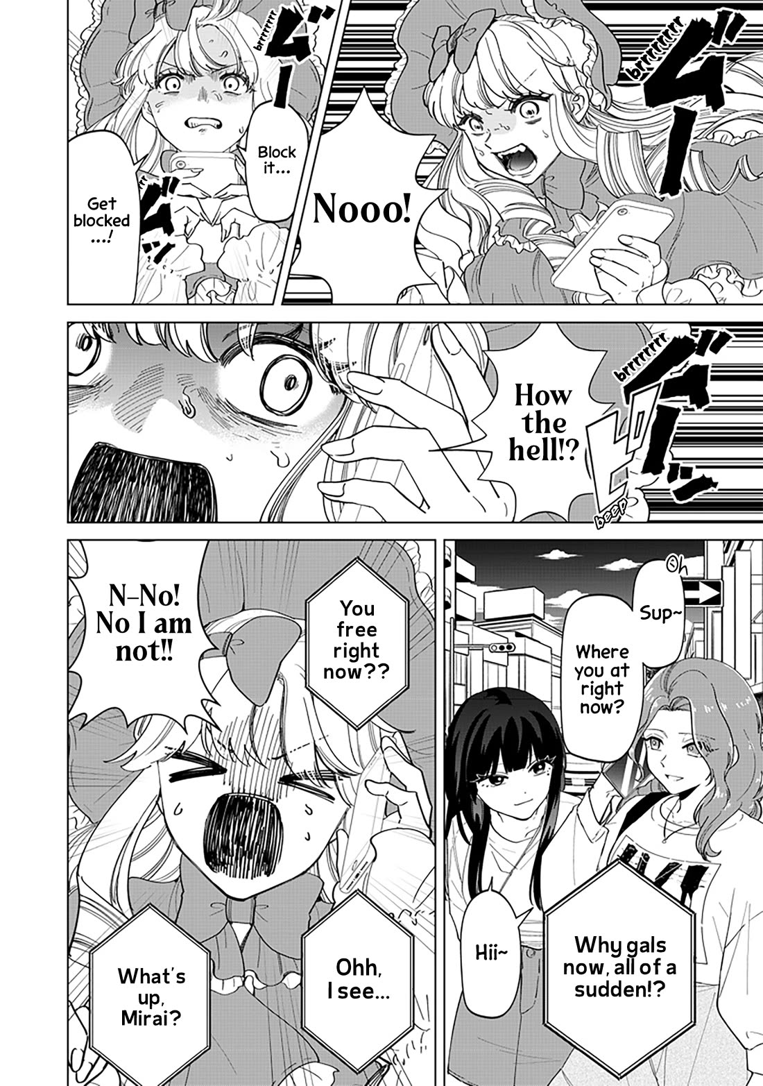 The Gals Who Always Say Insane Things: My Daily Life at a Private Paranormal High School Chapter 20 page 14 - Chapter 20: Behind you kinda deal