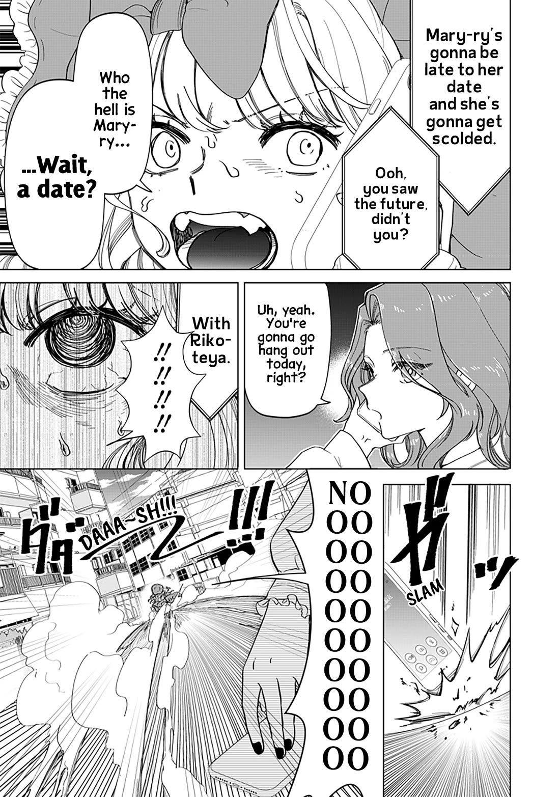 The Gals Who Always Say Insane Things: My Daily Life at a Private Paranormal High School Chapter 20 page 15 - Chapter 20: Behind you kinda deal